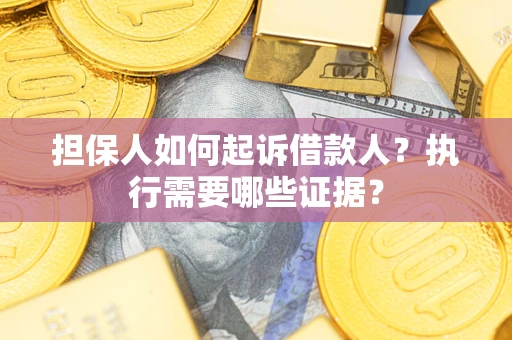 济南担保人如何起诉借款人？执行需要哪些证据？