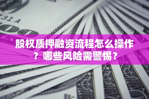 济南股权质押融资流程怎么操作？哪些风险需警惕？