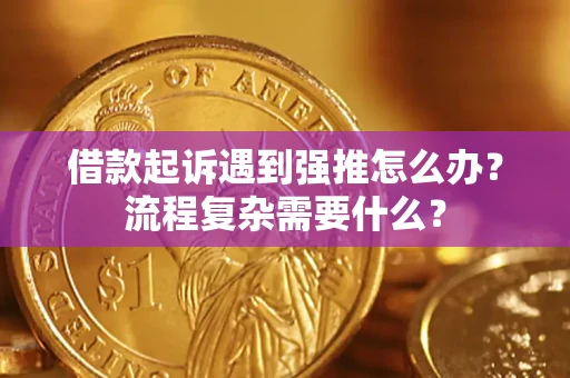 济南借款起诉遇到强推怎么办？流程复杂需要什么？