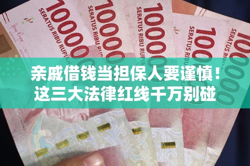 济南亲戚借钱当担保人要谨慎！这三大法律红线千万别碰