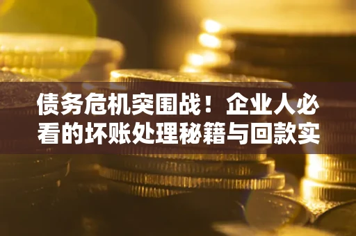 济南债务危机突围战！企业人必看的坏账处理秘籍与回款实战指南
