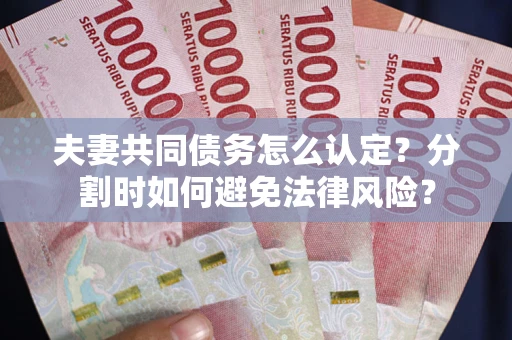 济南夫妻共同债务怎么认定？分割时如何避免法律风险？